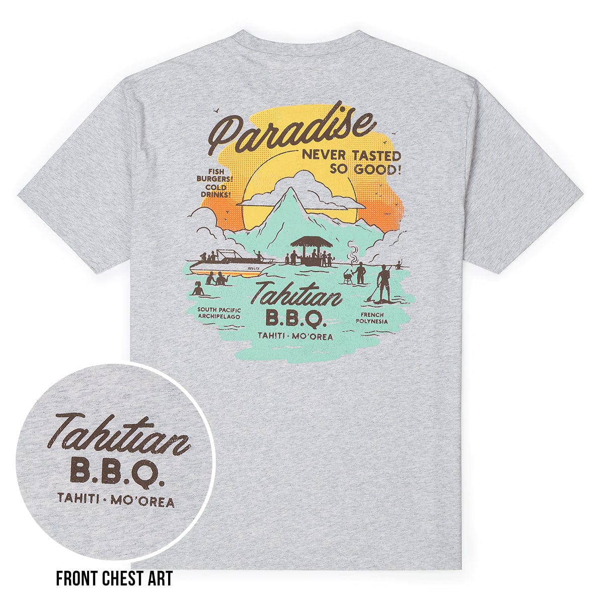 Tahitian B.B.Q. – Crewneck Tee