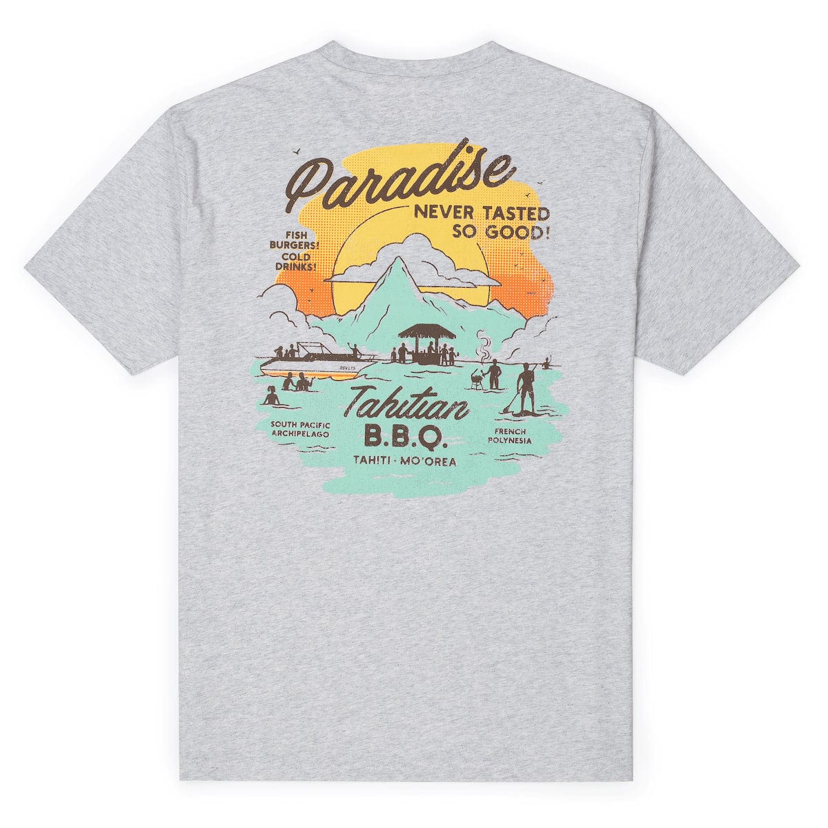 Tahitian B.B.Q. – Crewneck Tee - Image 5