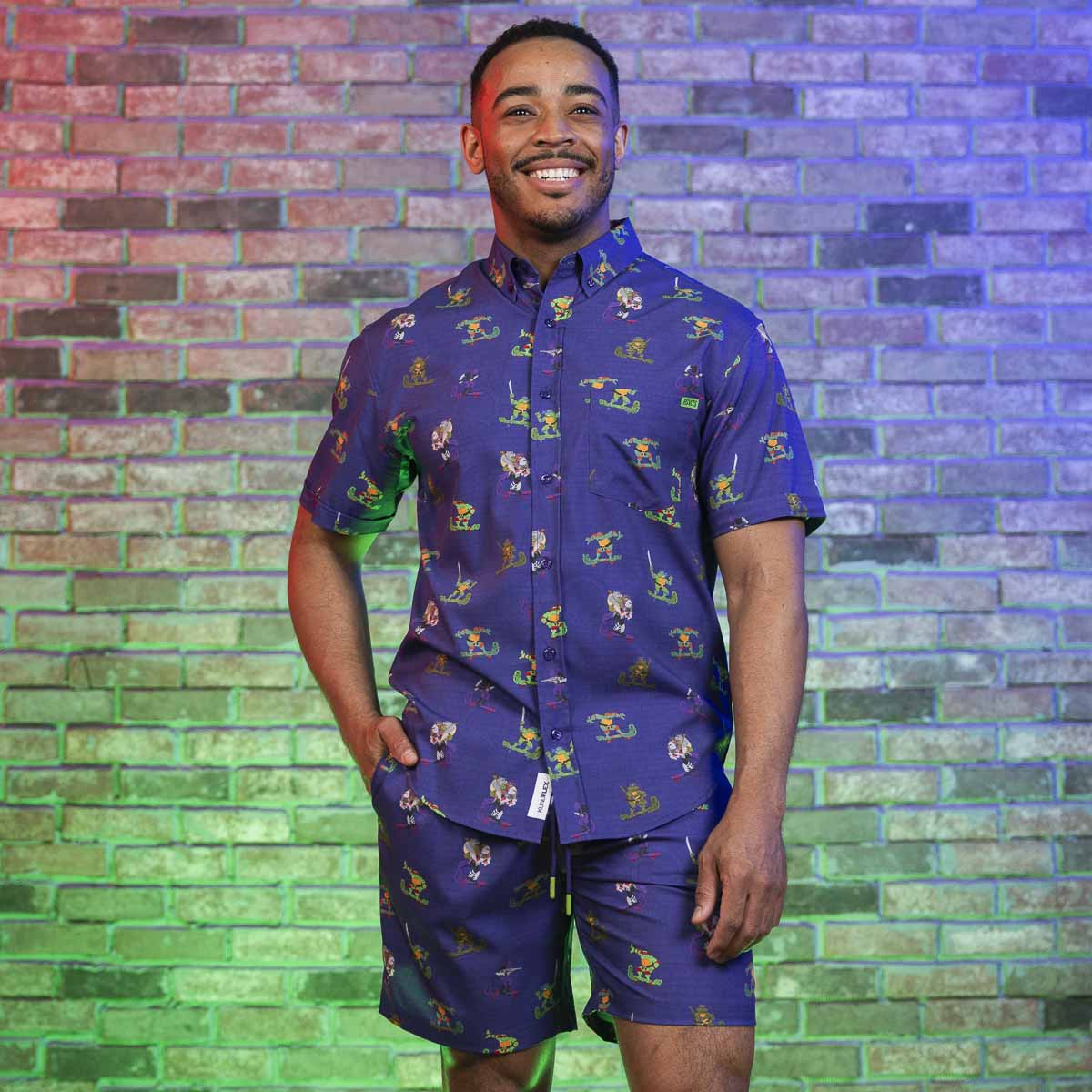 Teenage Mutant Ninja Turtles "Cheapskatin'" – KUNUFLEX Short Sleeve Shirt - Image 3