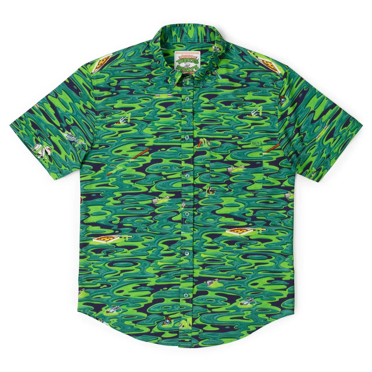 Teenage Mutant Ninja Turtles "Oozevelts" – KUNUFLEX Short Sleeve Shirt - Image 4