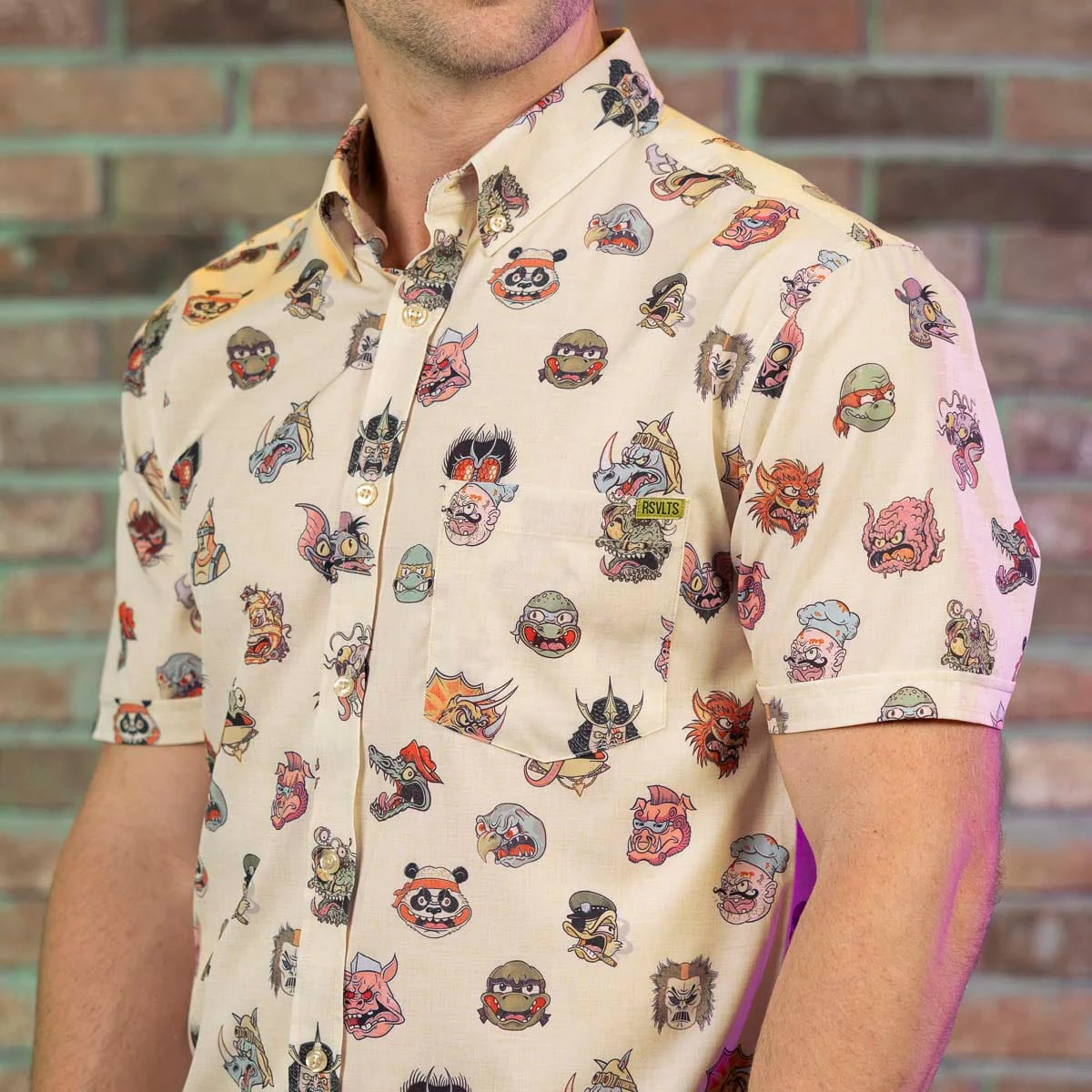 Teenage Mutant Ninja Turtles "Radical Ink" – KUNUFLEX Short Sleeve Shirt - Image 4