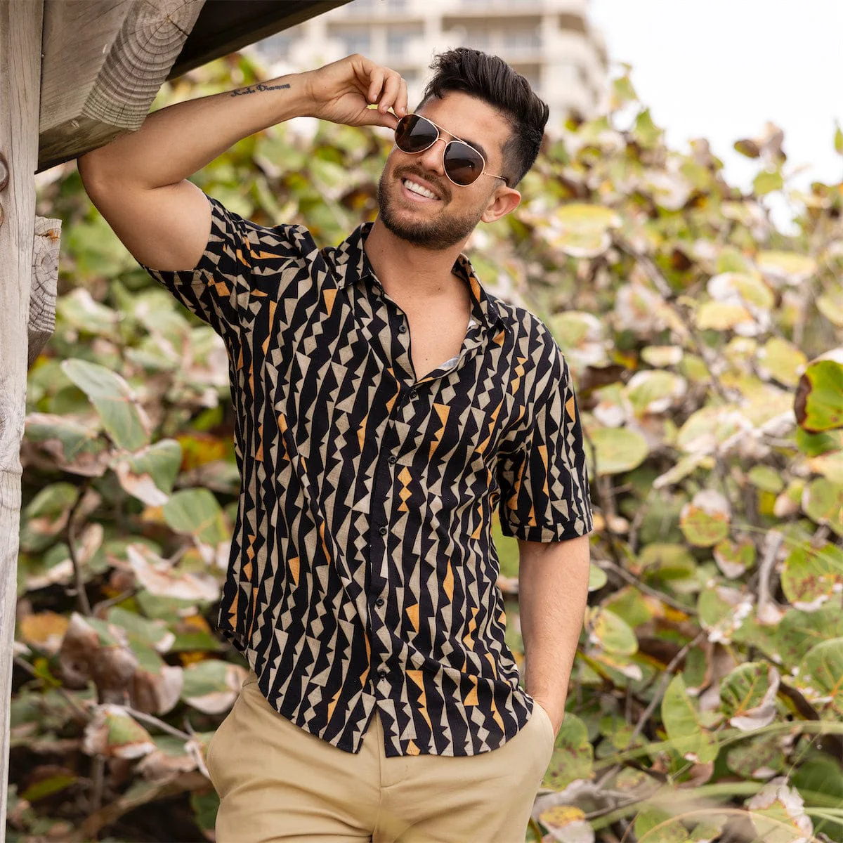The Delano – Bamboo Short Sleeve Shirt - Image 3