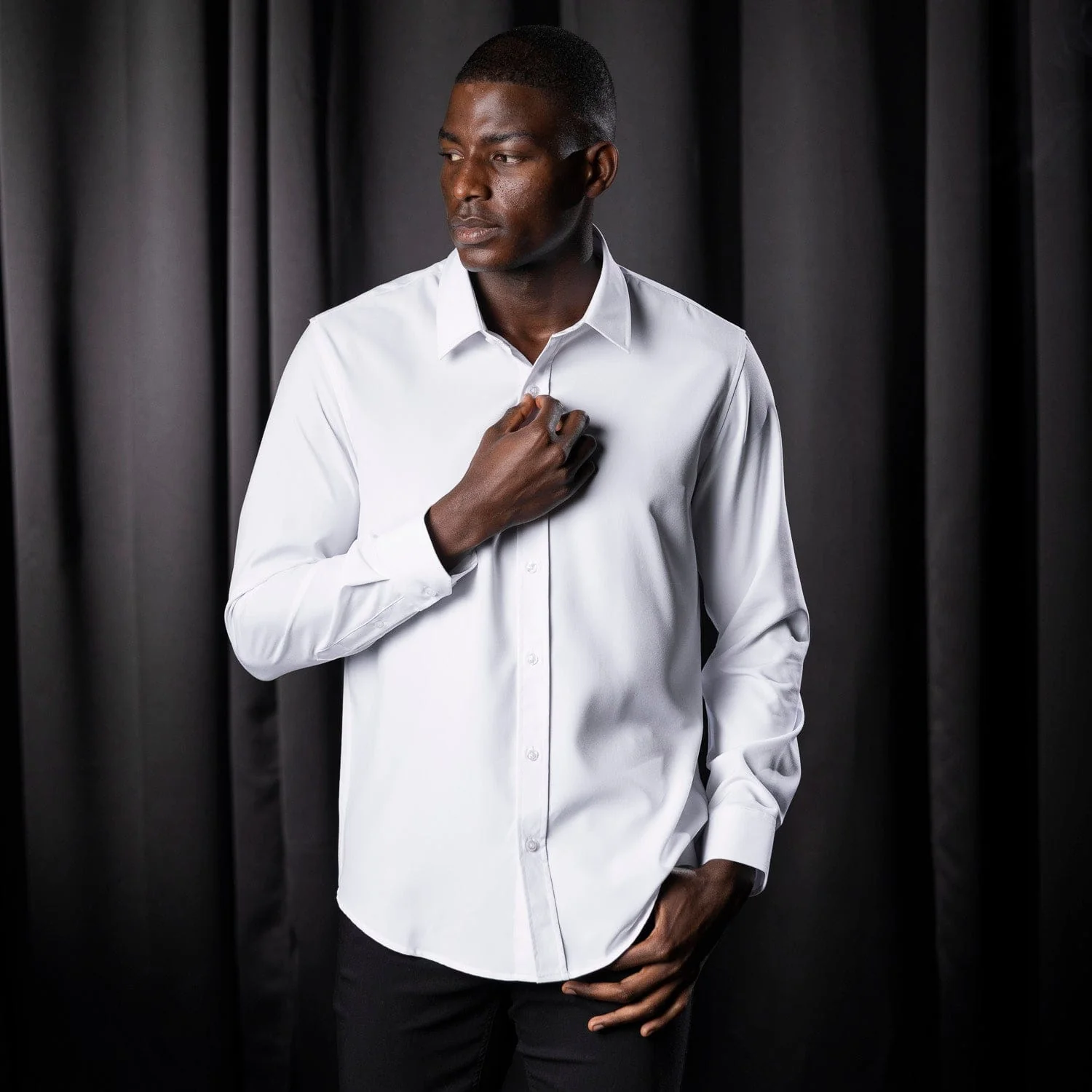 The Gatsby Collection 2025 "White" – Good Looks KUNUFLEX Dress Shirt - Image 3