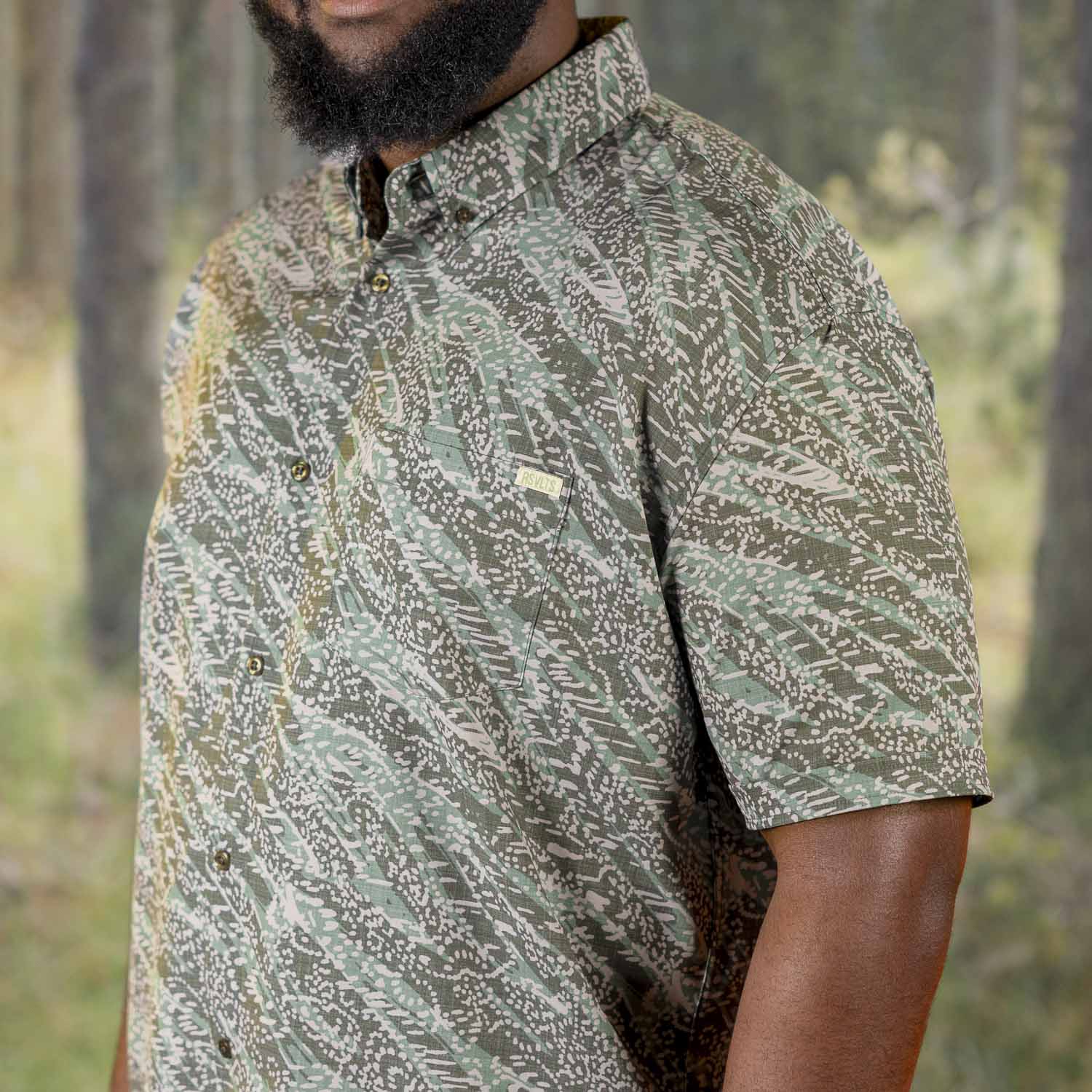The Great Outdoors "Ghillie Camo" – KUNUFLEX Short Sleeve Shirt