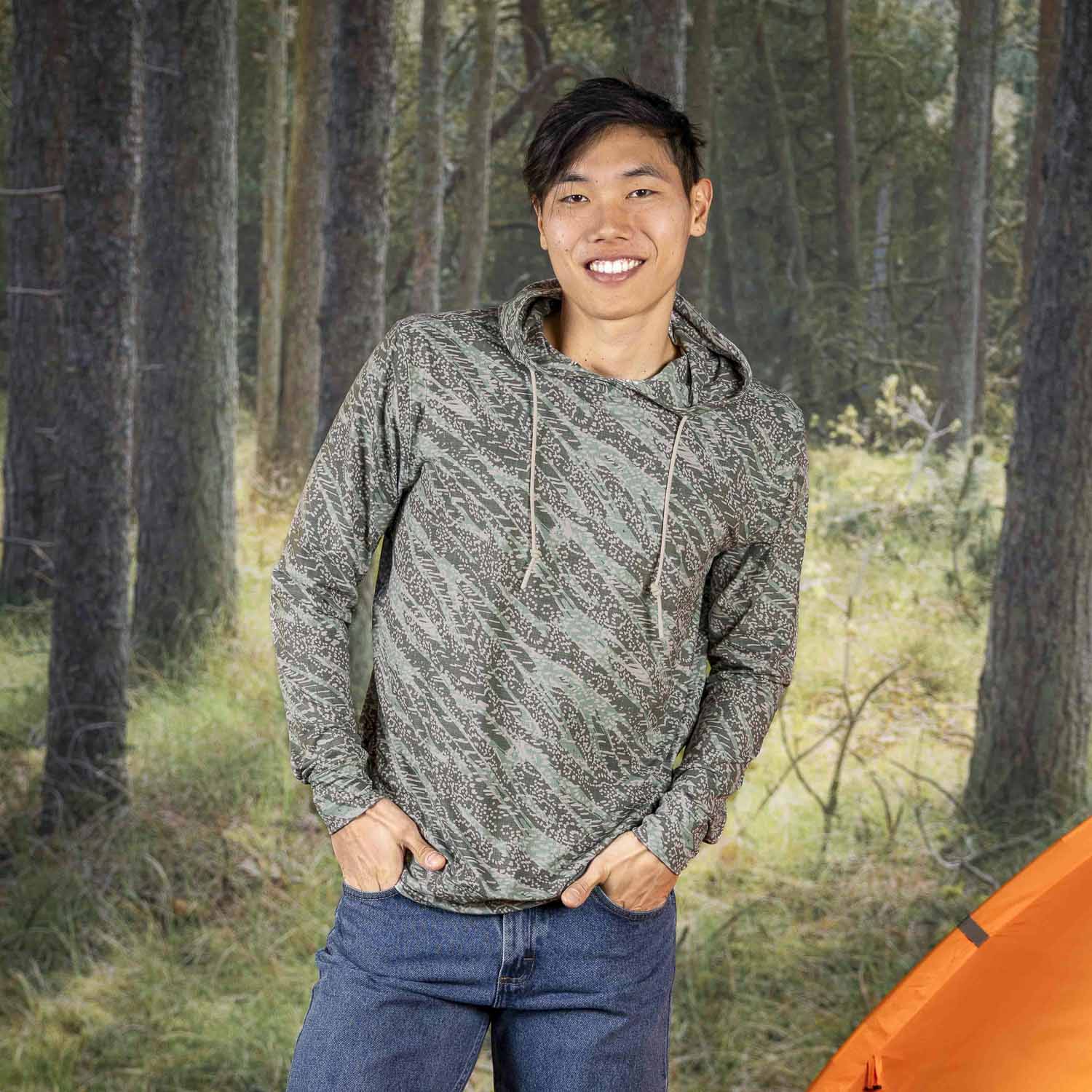 The Great Outdoors "Ghillie Camo" – Performance Hoodie - Image 3
