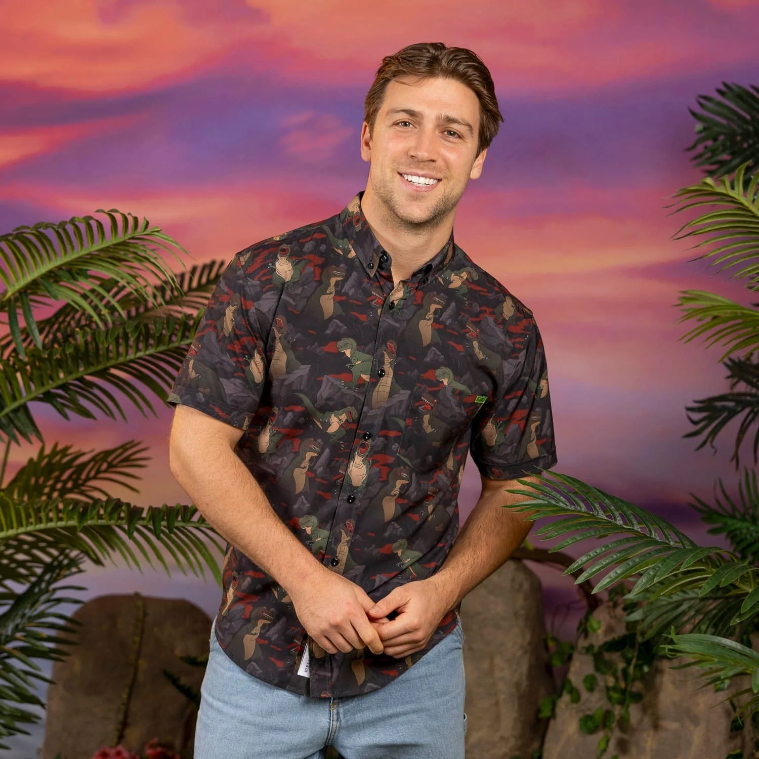 The Land Before Time "The Valley of Teeth" – KUNUFLEX Short Sleeve Shirt - Image 2