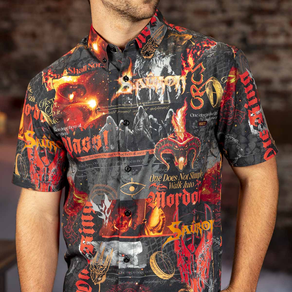The Lord of the Rings™ "Forces of Mordor" – KUNUFLEX Short Sleeve Shirt - Image 4