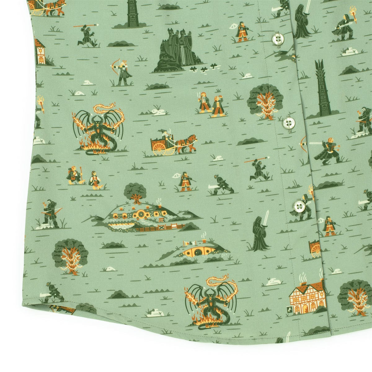 The Lord of the Rings™ "Frodo's Journey" – Women's KUNUFLEX Short Sleeve Shirt - Image 4