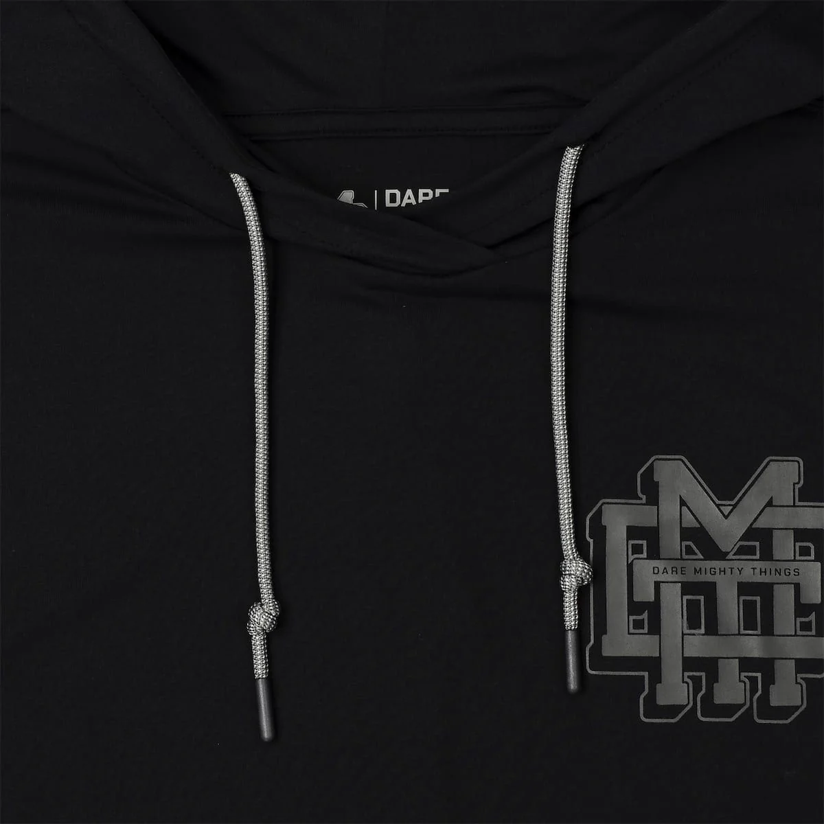 The Monogram (Black) – Performance Hoodie - Image 3