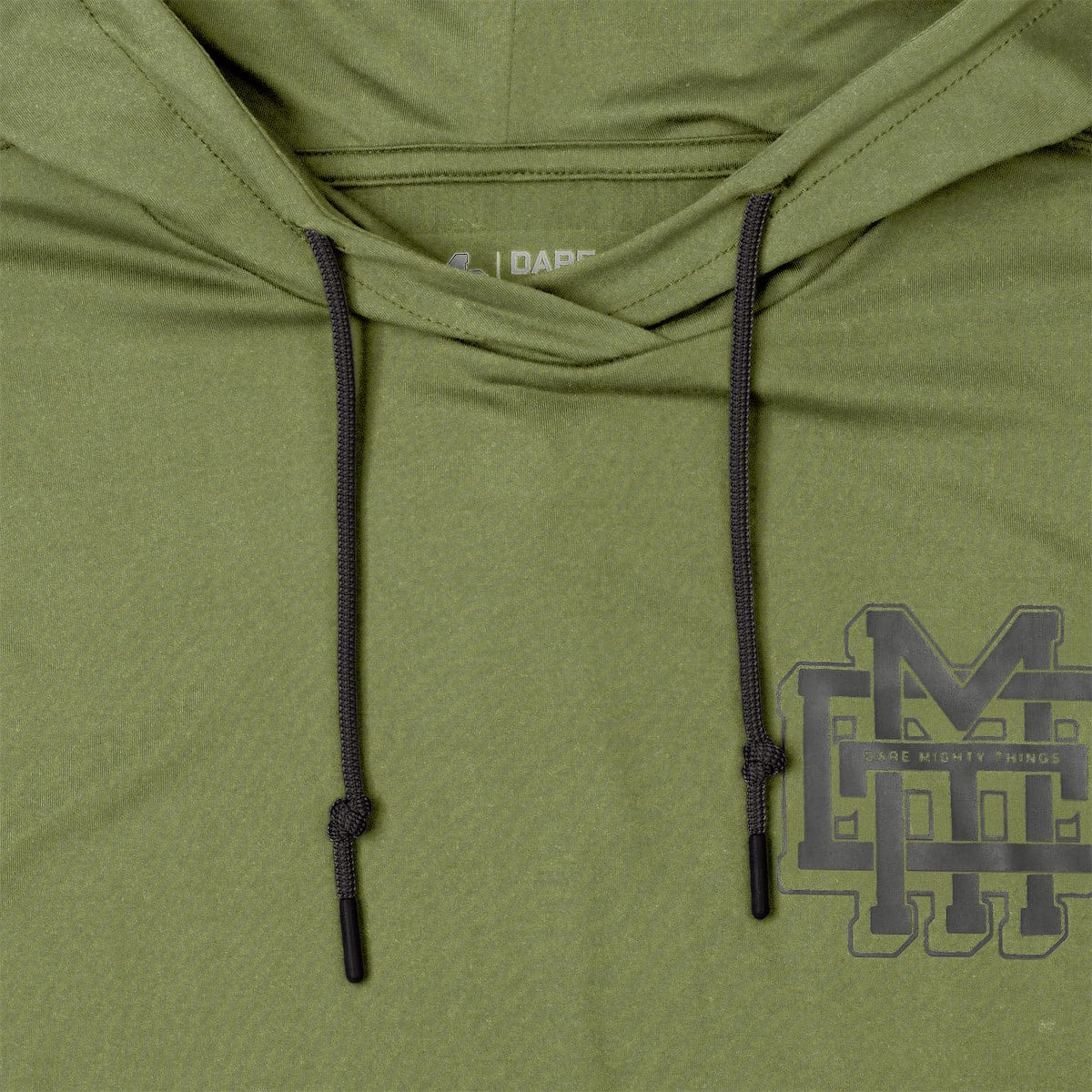 The Monogram (Surplus Olive) – Performance Hoodie - Image 3