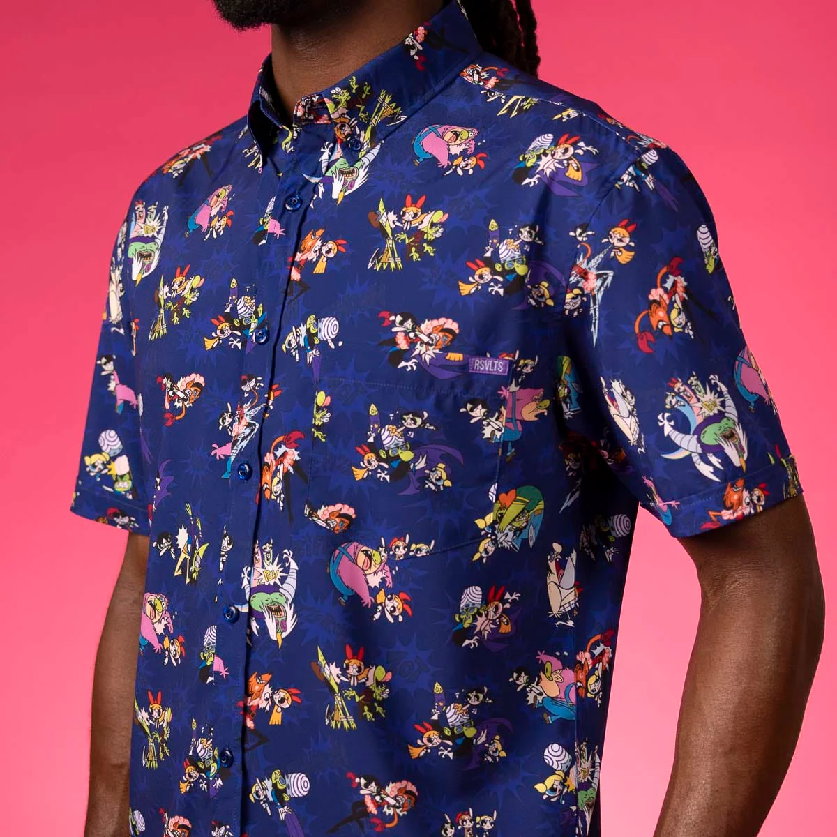 The Powerpuff Girls "POW-erpuff Girls" – KUNUFLEX Short Sleeve Shirt - Image 2