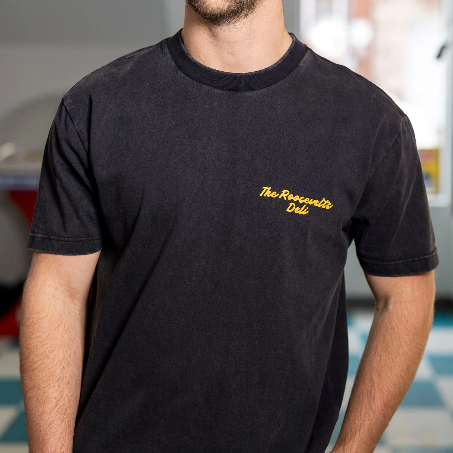 The Roosevelts Deli – Vintage Crewneck Tee - Image 2