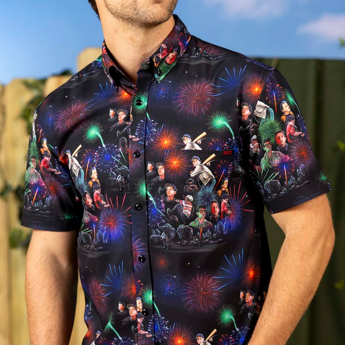 The Sandlot "Night Game" – KUNUFLEX Short Sleeve Shirt - Image 4