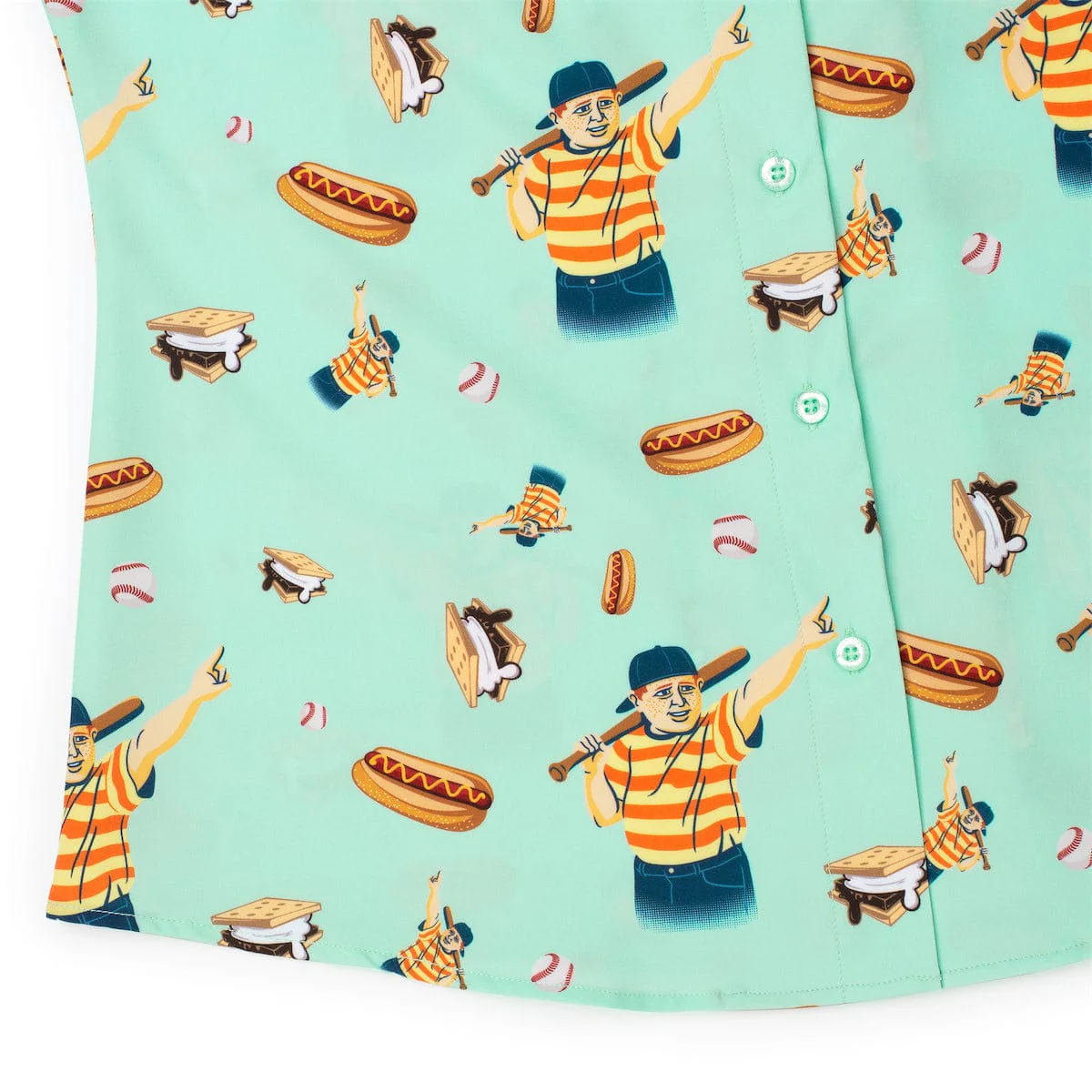 The Sandlot "The Great Hambino" – Women's KUNUFLEX Short Sleeve Shirt - Image 4
