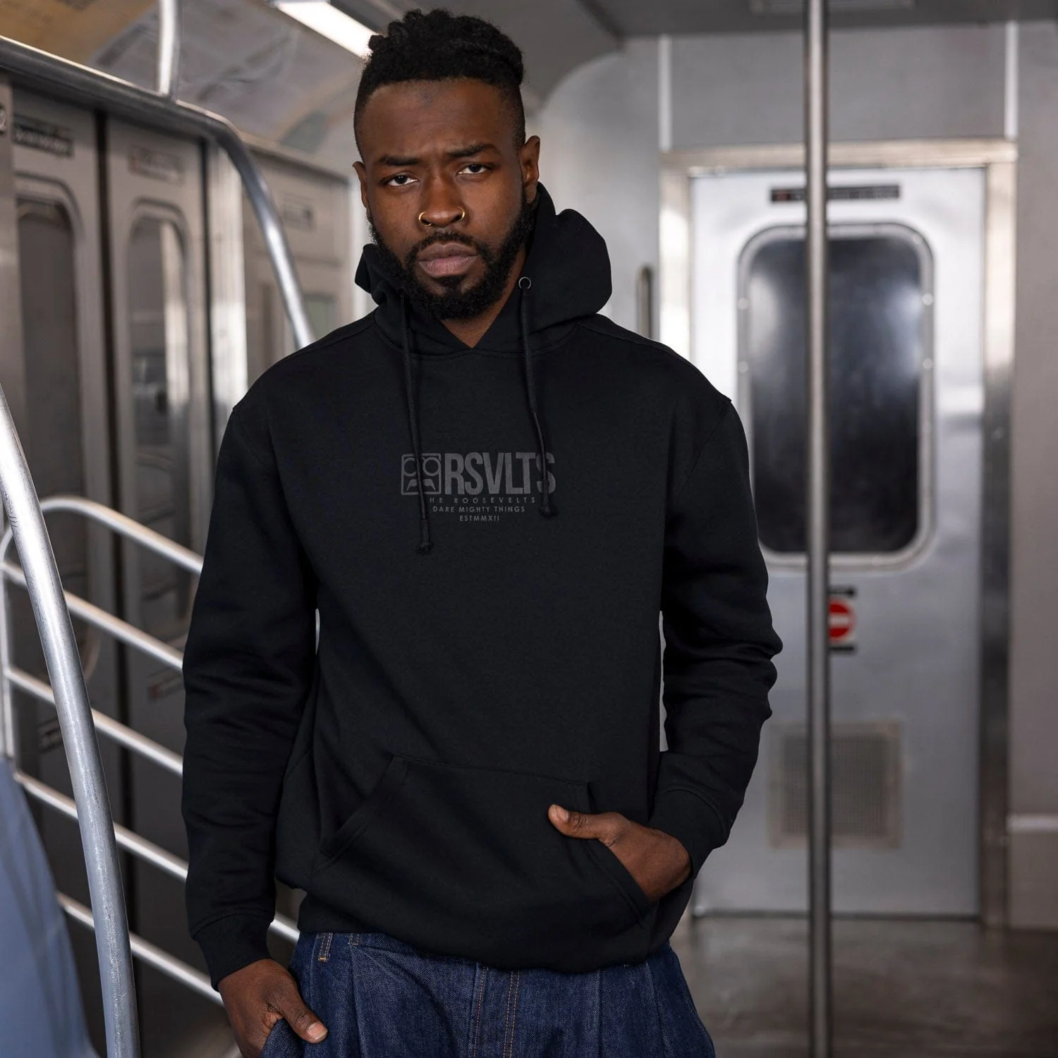 The Stealth Logo – Classic Hoodie - Image 3