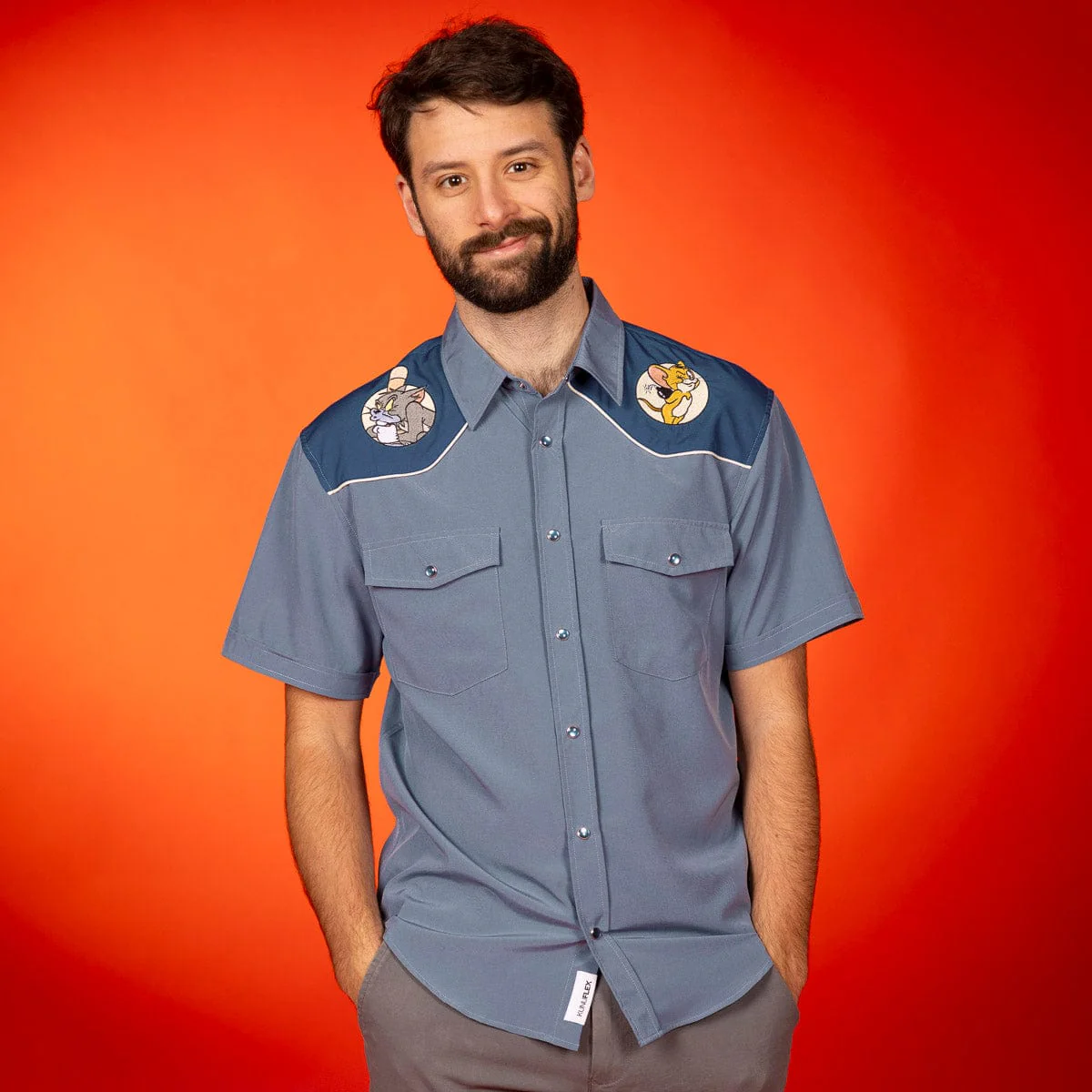 Tom and Jerry "Game of Cat and Mouse" – Roper Short Sleeve Shirt - Image 2