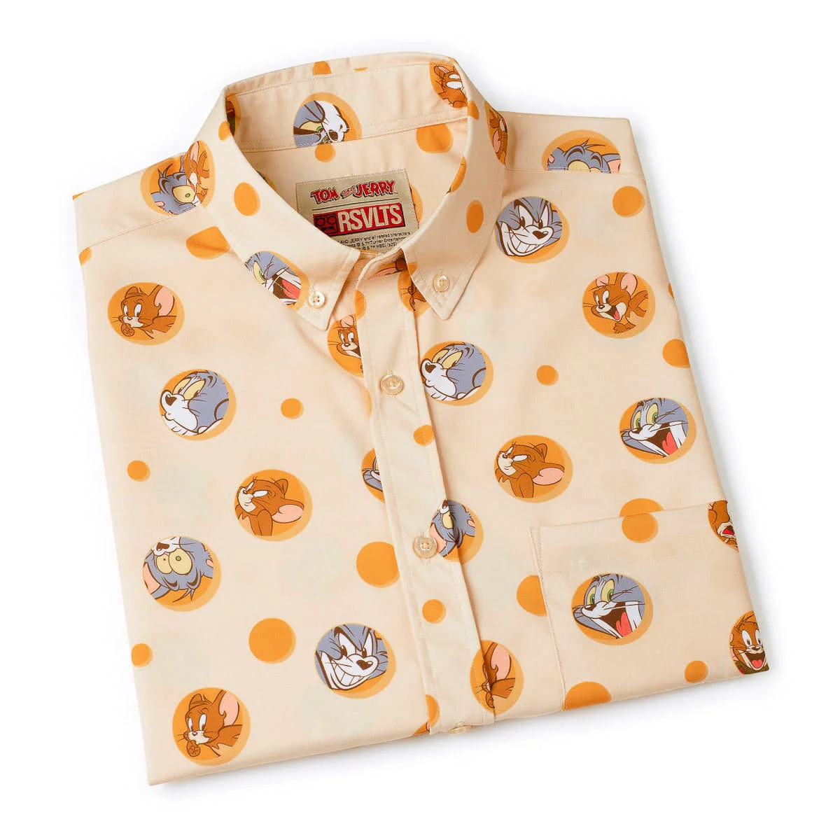 Tom and Jerry "Swiss Cheesin’" – KUNUFLEX Short Sleeve Shirt - Image 8