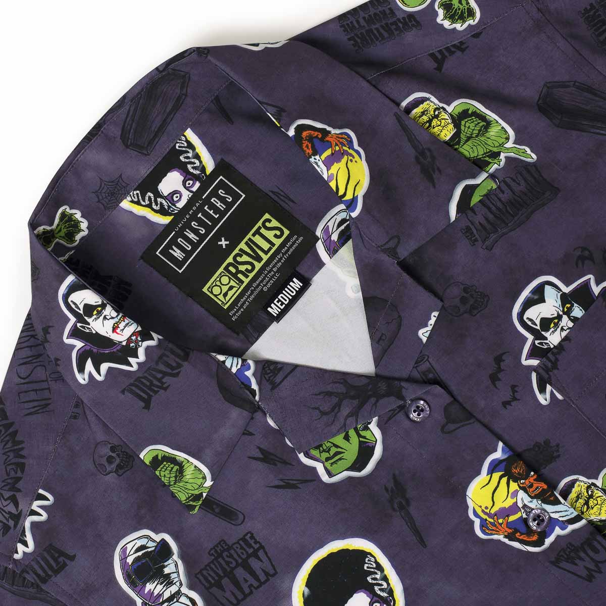Universal Monsters "Monstickers" – Women's KUNUFLEX Short Sleeve Shirt - Image 7