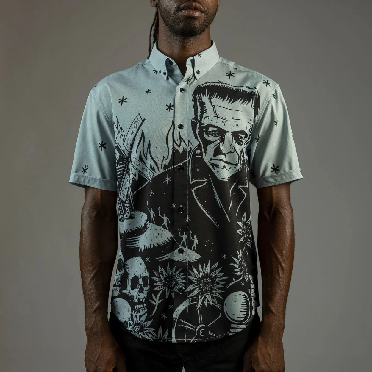 Universal Monsters "The Monster" – KUNUFLEX Short Sleeve Shirt - Image 2