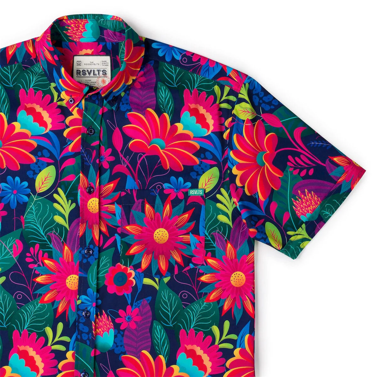 Untamed Tropic – KUNUFLEX Short Sleeve Shirt - Image 2