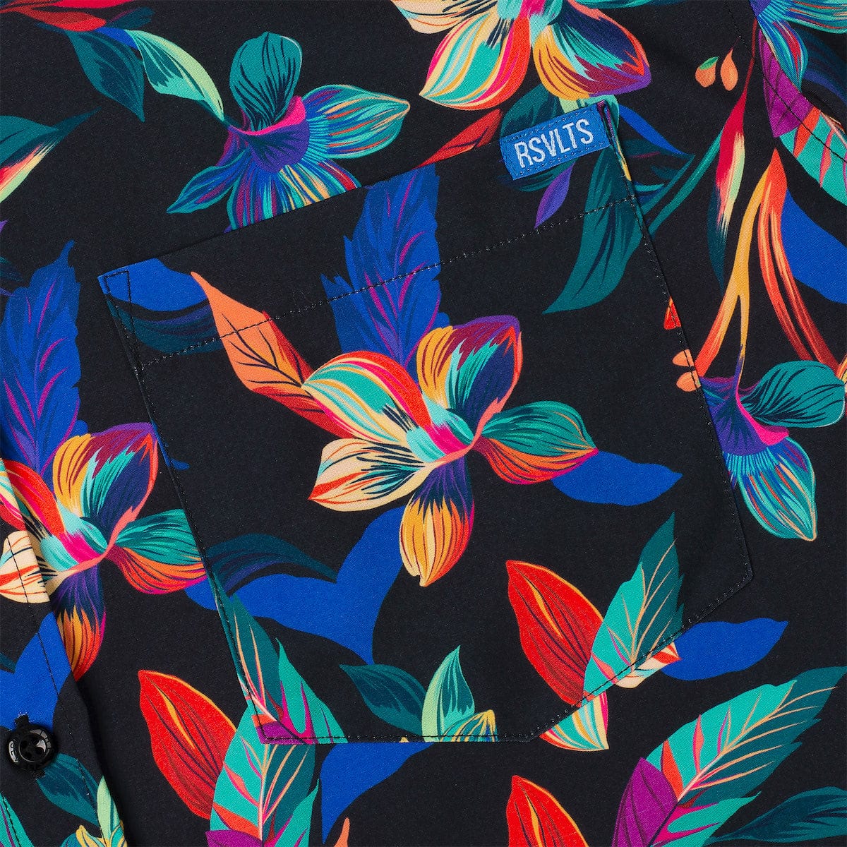 Vibrant Bloom – KUNUFLEX Short Sleeve Shirt - Image 4