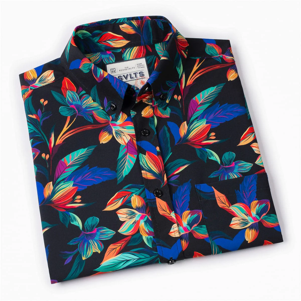 Vibrant Bloom – KUNUFLEX Short Sleeve Shirt - Image 8