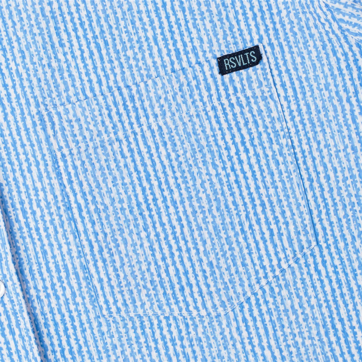 We Sail Without Him – Stretch Seersucker Short Sleeve Shirt - Image 4