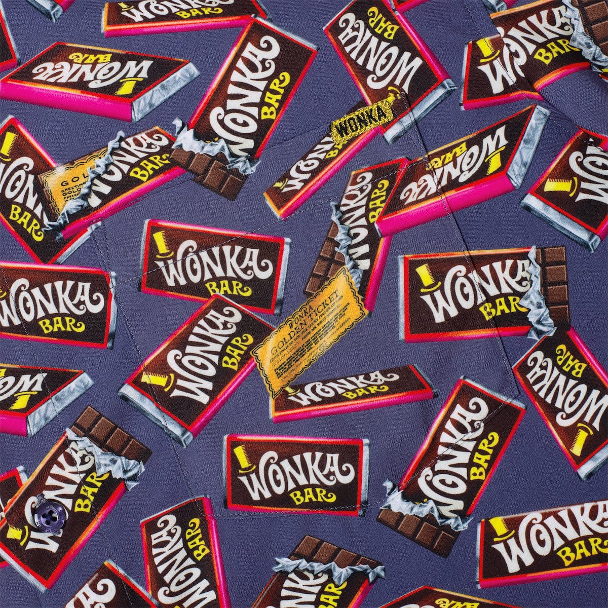 Willy Wonka "You’ve Got a Golden Ticket" – KUNUFLEX Short Sleeve Shirt - Image 4
