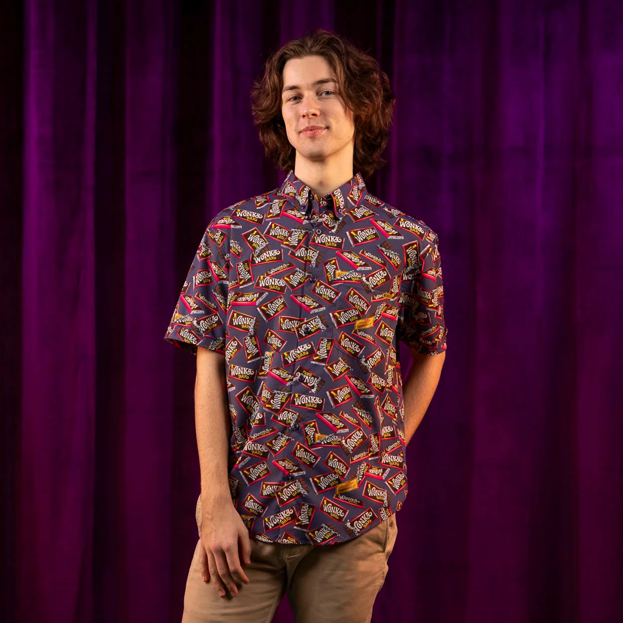 Willy Wonka "You’ve Got a Golden Ticket" – KUNUFLEX Short Sleeve Shirt - Image 5