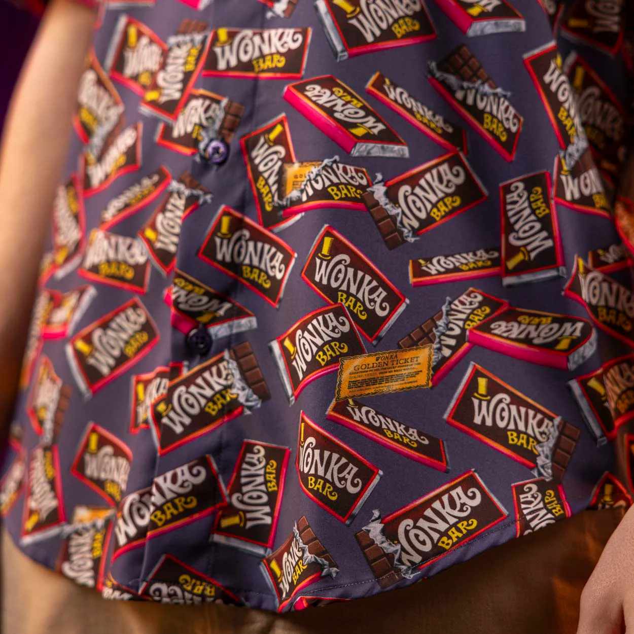 Willy Wonka "You’ve Got a Golden Ticket" – KUNUFLEX Short Sleeve Shirt - Image 7