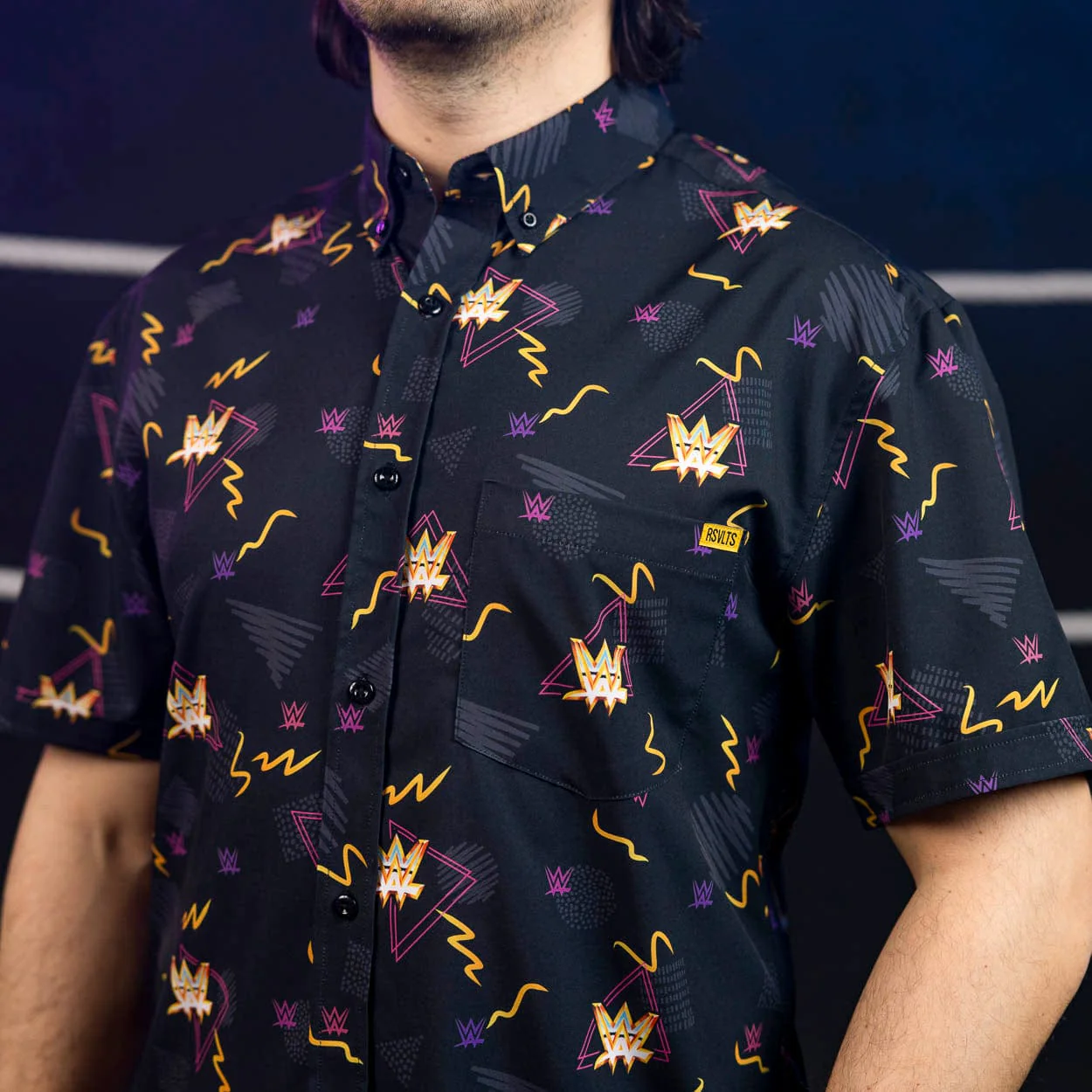 WWE "Retro Wrestling" – KUNUFLEX Short Sleeve Shirt