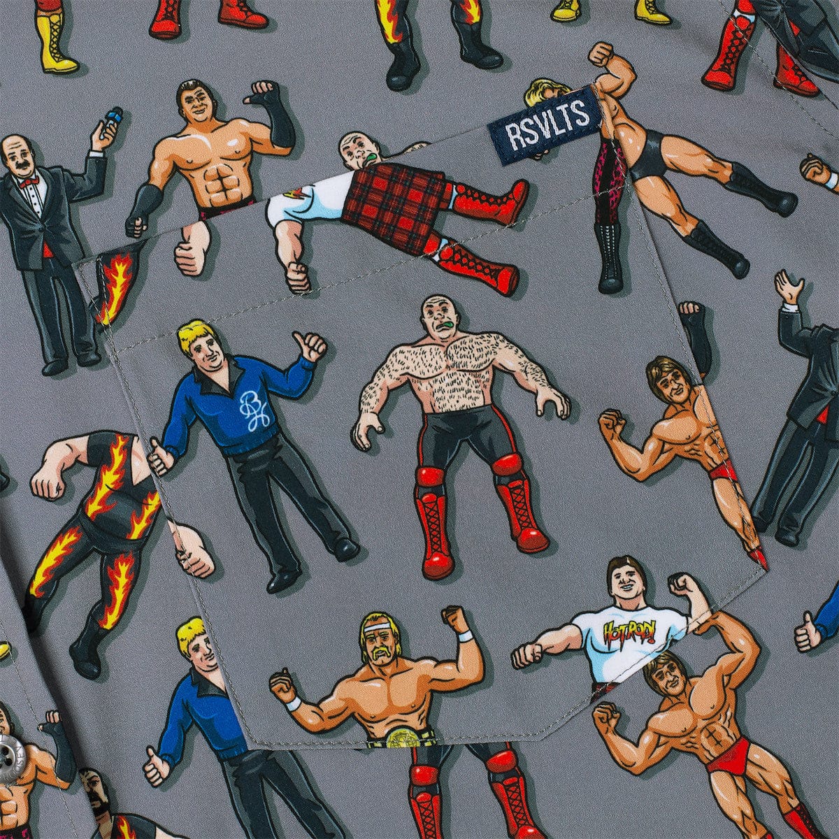 WWE "Rubber Match" – KUNUFLEX Short Sleeve Shirt - Image 3