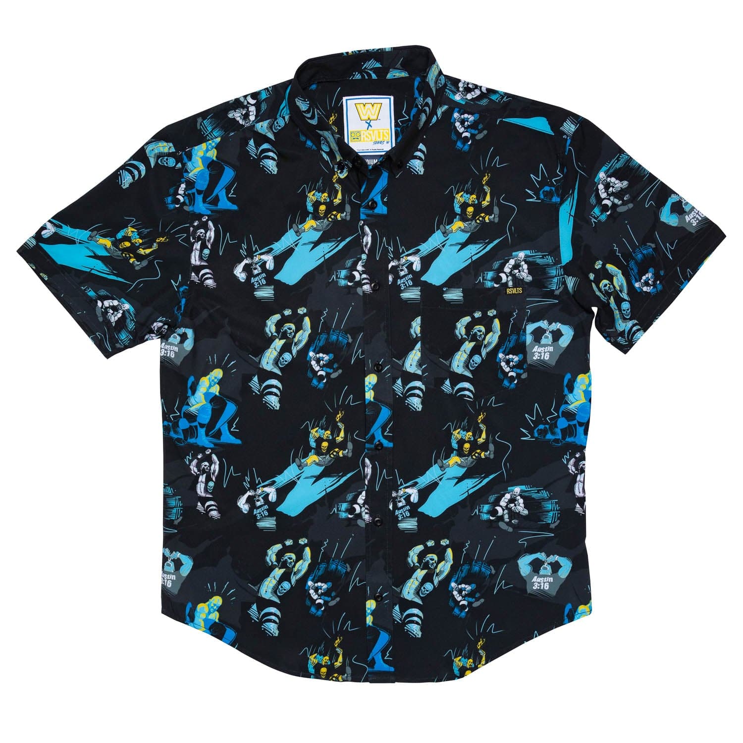 Stone Cold Steve Austin "The Bottom Line" – KUNUFLEX Short Sleeve Shirt - Image 3