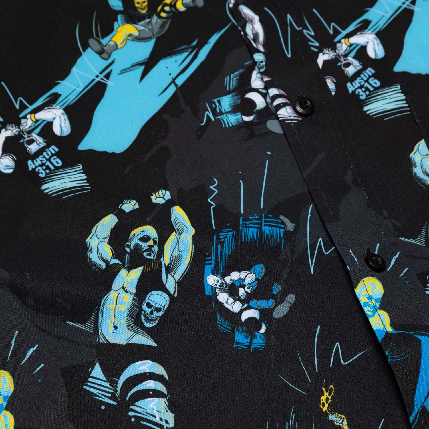 Stone Cold Steve Austin "The Bottom Line" – KUNUFLEX Short Sleeve Shirt - Image 7