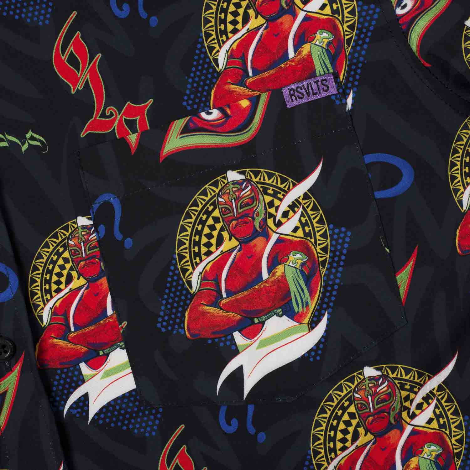 Rey Mysterio "The Masked Man" – KUNUFLEX Short Sleeve Shirt - Image 2