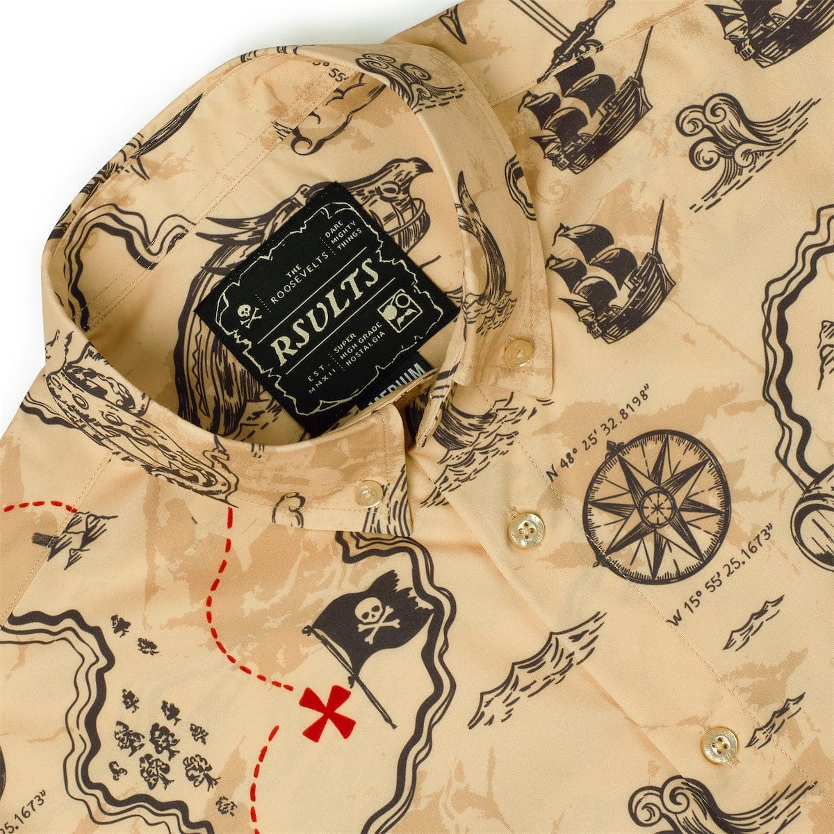 X Marks the Spot – KUNUFLEX Short Sleeve Shirt - Image 6