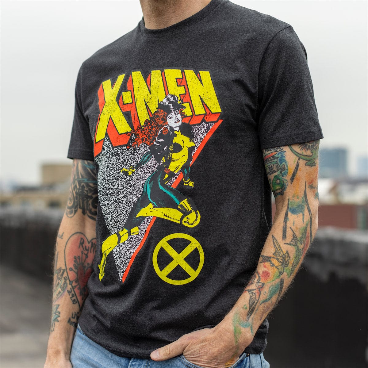 X-Men "Retro Rogue" – Crewneck Tee