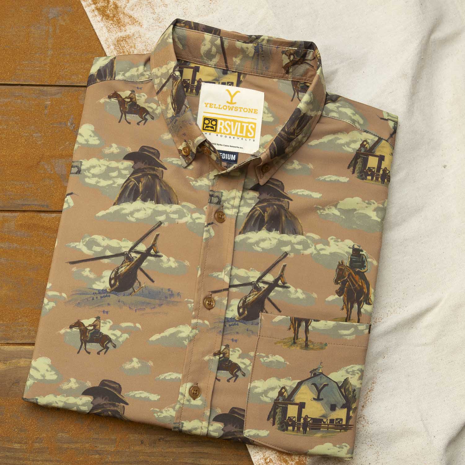 Yellowstone "Dutton Ranch" – KUNUFLEX Short Sleeve Shirt - Image 7