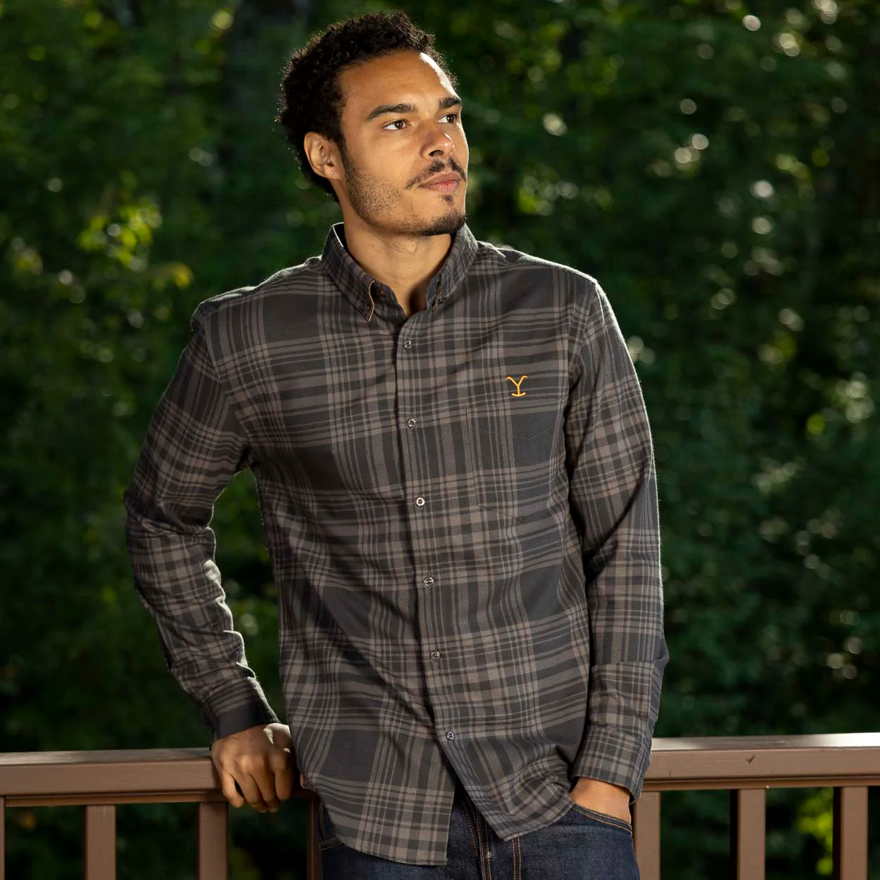 Yellowstone "Worth Fighting For" - BorlandFlex™ Long Sleeve Flannel (2024 Fit) - Image 2