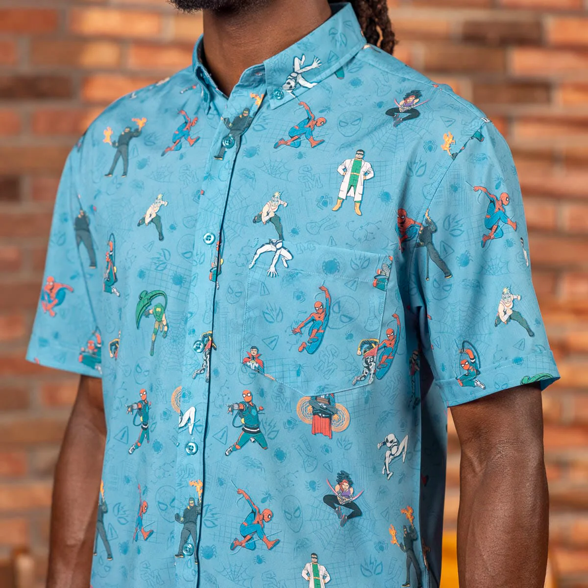 Your Friendly Neighborhood Spider-Man "After-School Activities" – KUNUFLEX Short Sleeve Shirt - Image 4