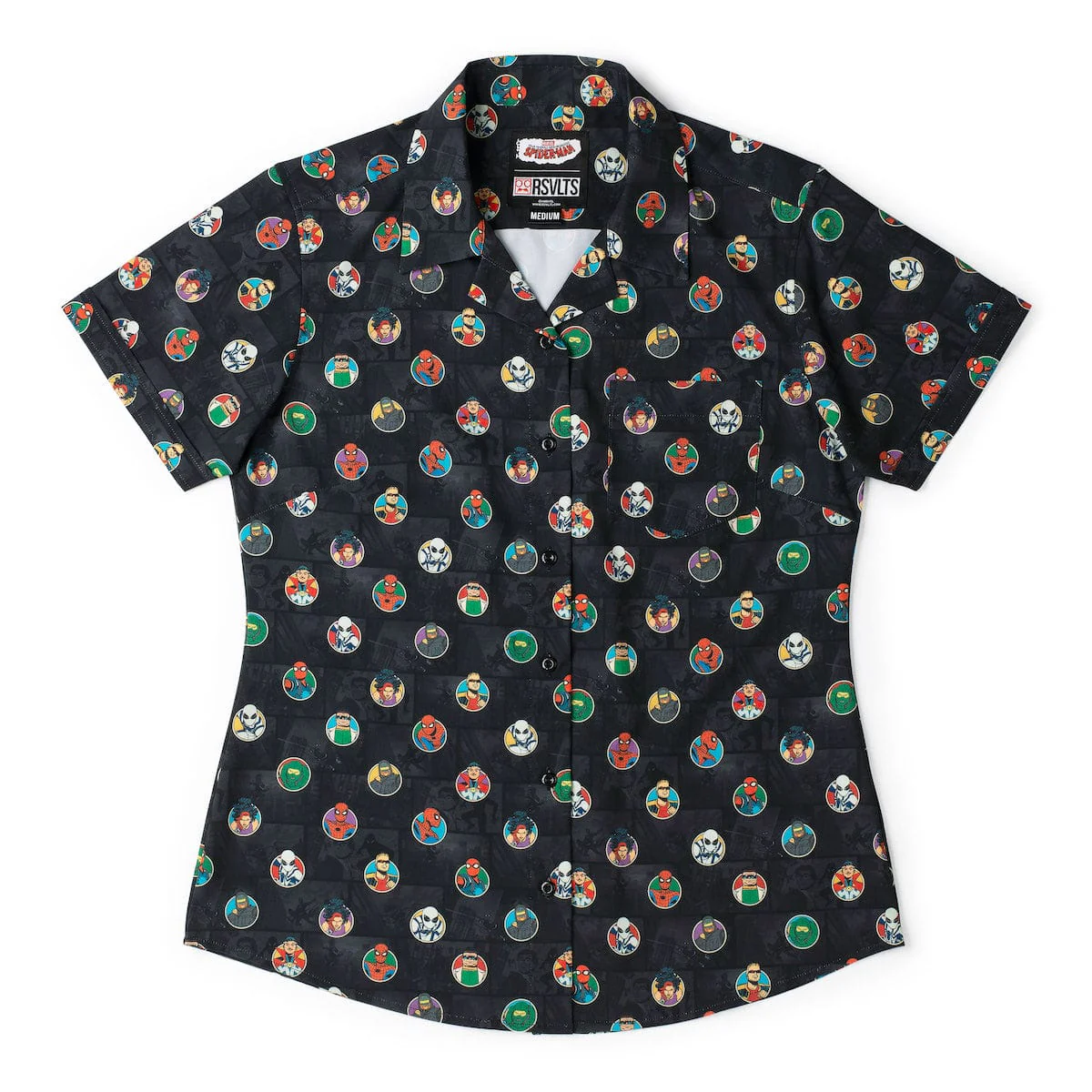 Your Friendly Neighborhood Spider-Man "Allies and Archenemies" – Women's KUNUFLEX Short Sleeve Shirt - Image 2