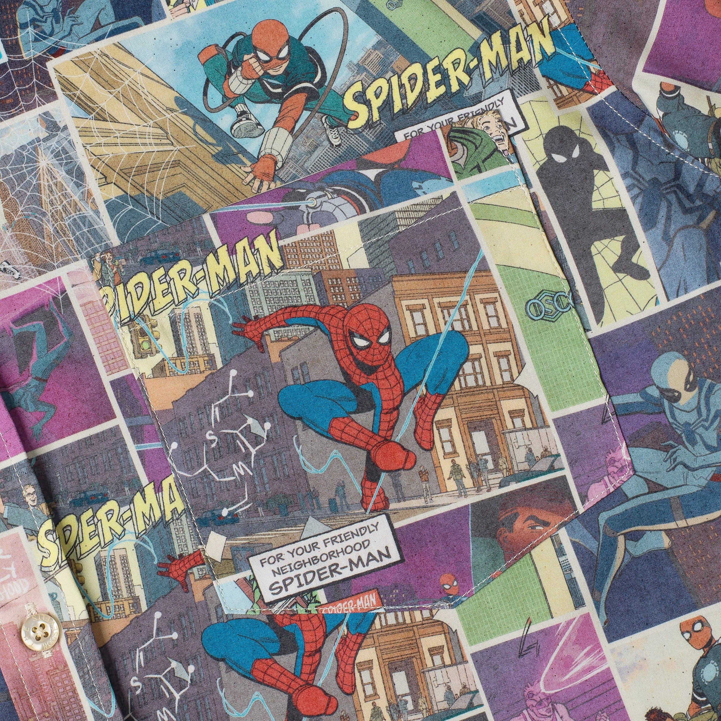 Your Friendly Neighborhood Spider-Man "In the Swing of Things" – KUNUFLEX Short Sleeve Shirt - Image 3