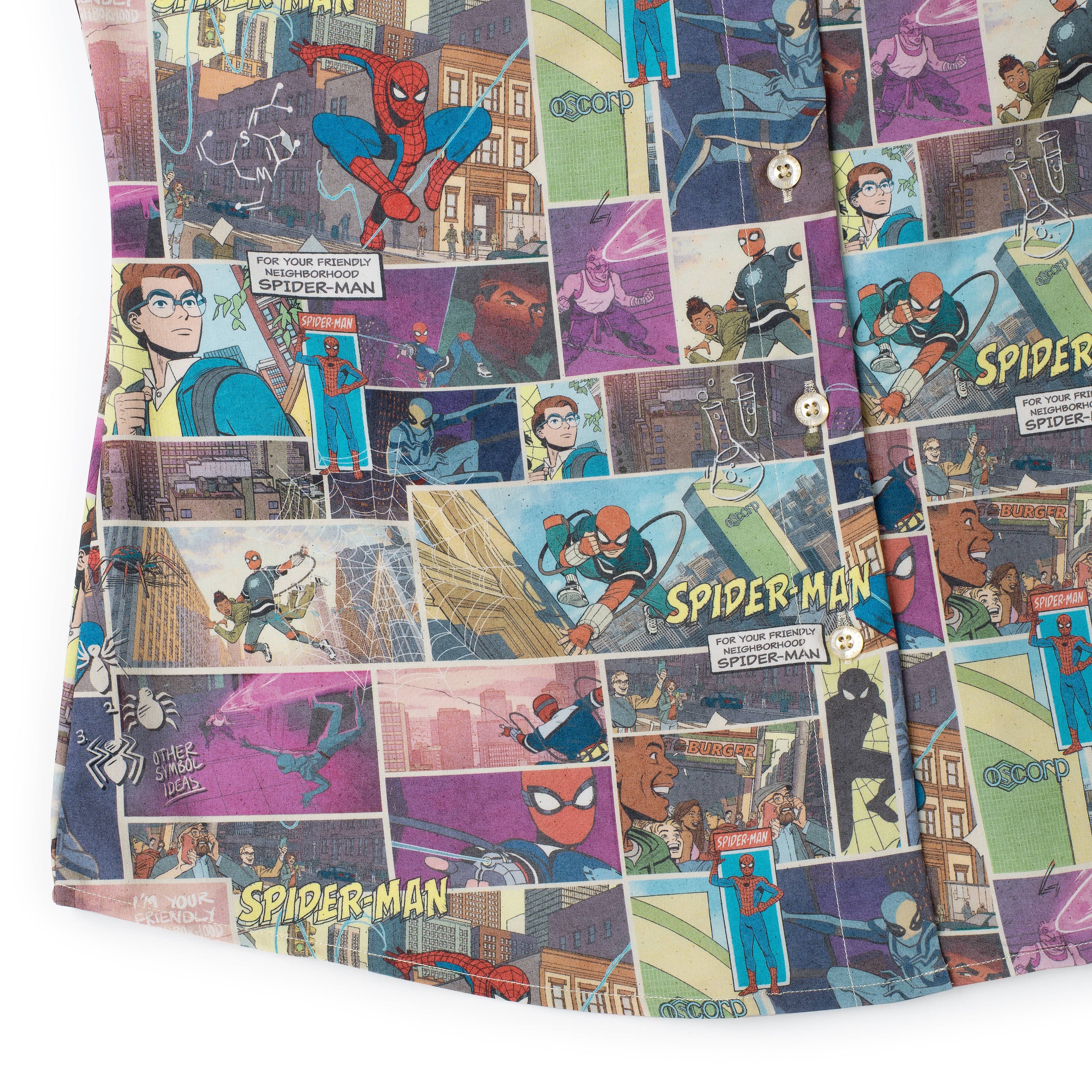 Your Friendly Neighborhood Spider-Man "In the Swing of Things" – Women's KUNUFLEX Short Sleeve Shirt - Image 7